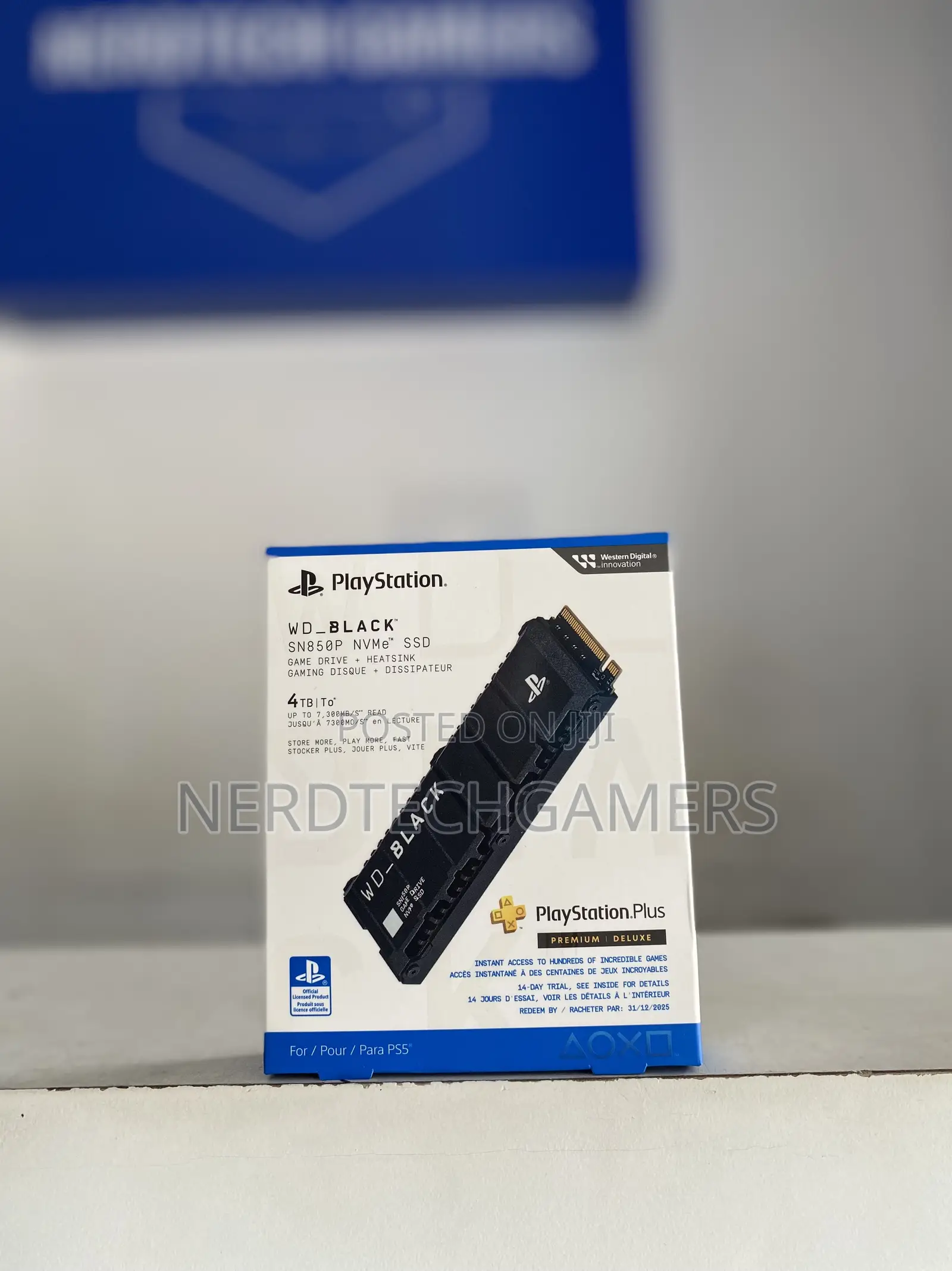 Wd_black 4TB Sn850p Nvme M.2 SSD Storage for Ps5 Consoles