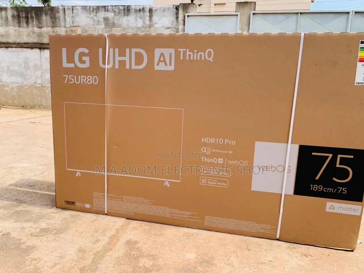 Well Design LG 75ur7800 75 Inch Smart Uhd Tv.