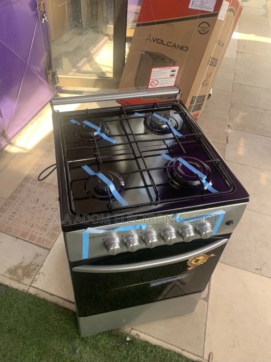Shop Quality Volcano 50x50 Gas Oven 4 Burner(Gray).
