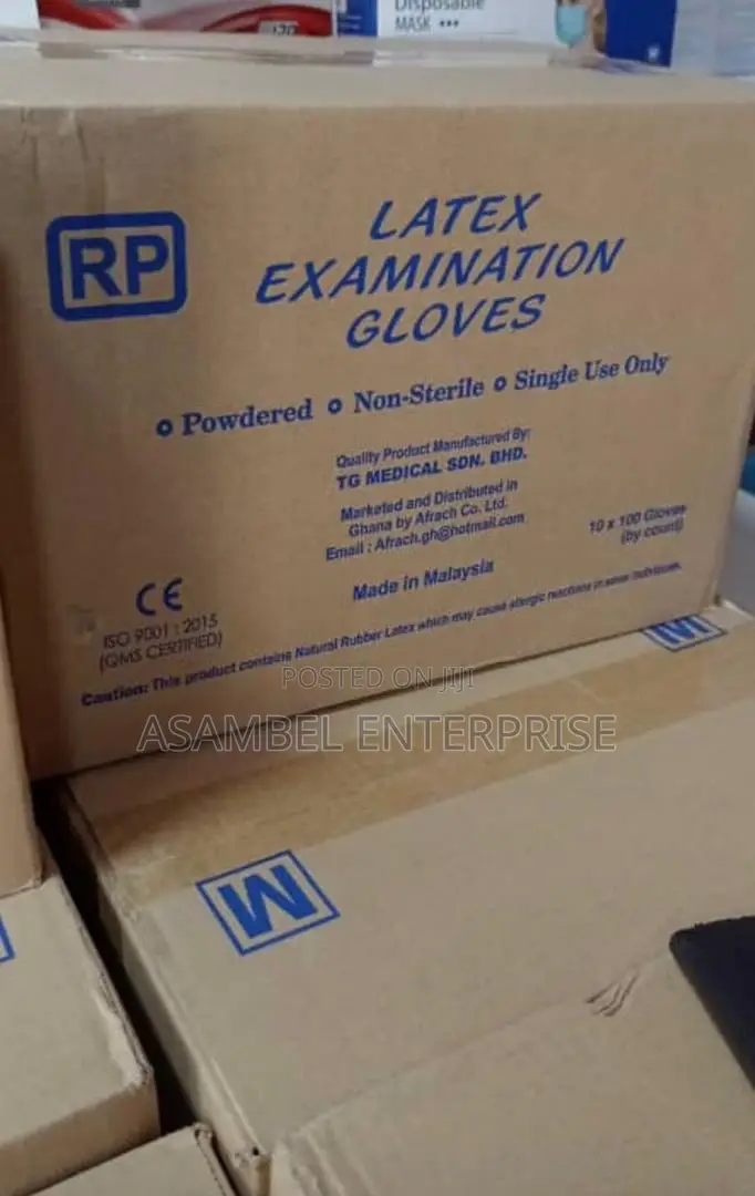 Latex Examination Powdered Gloves