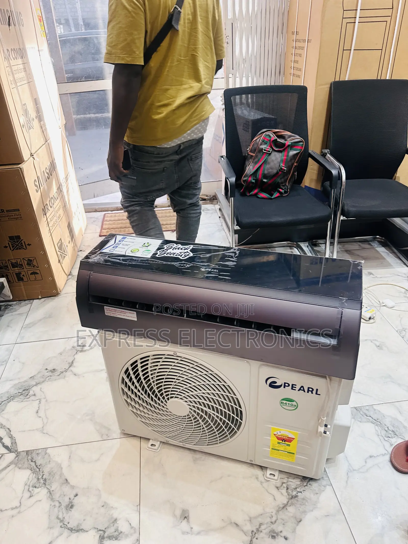 Black Pearl Air Conditioner Split R410 Gas
