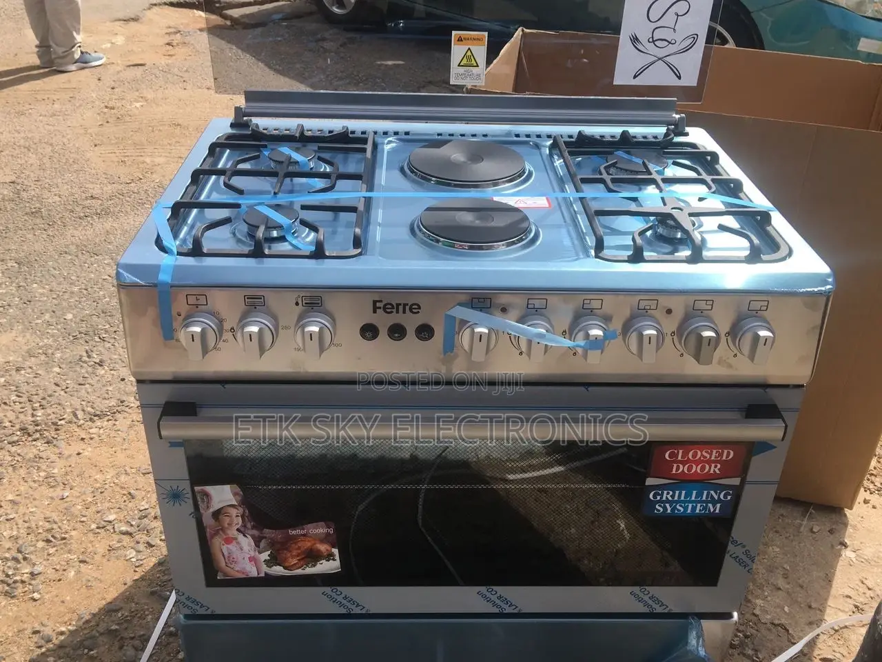 Superior Ferre 4gas/2electric Gascooker Oven Grill/Ignition