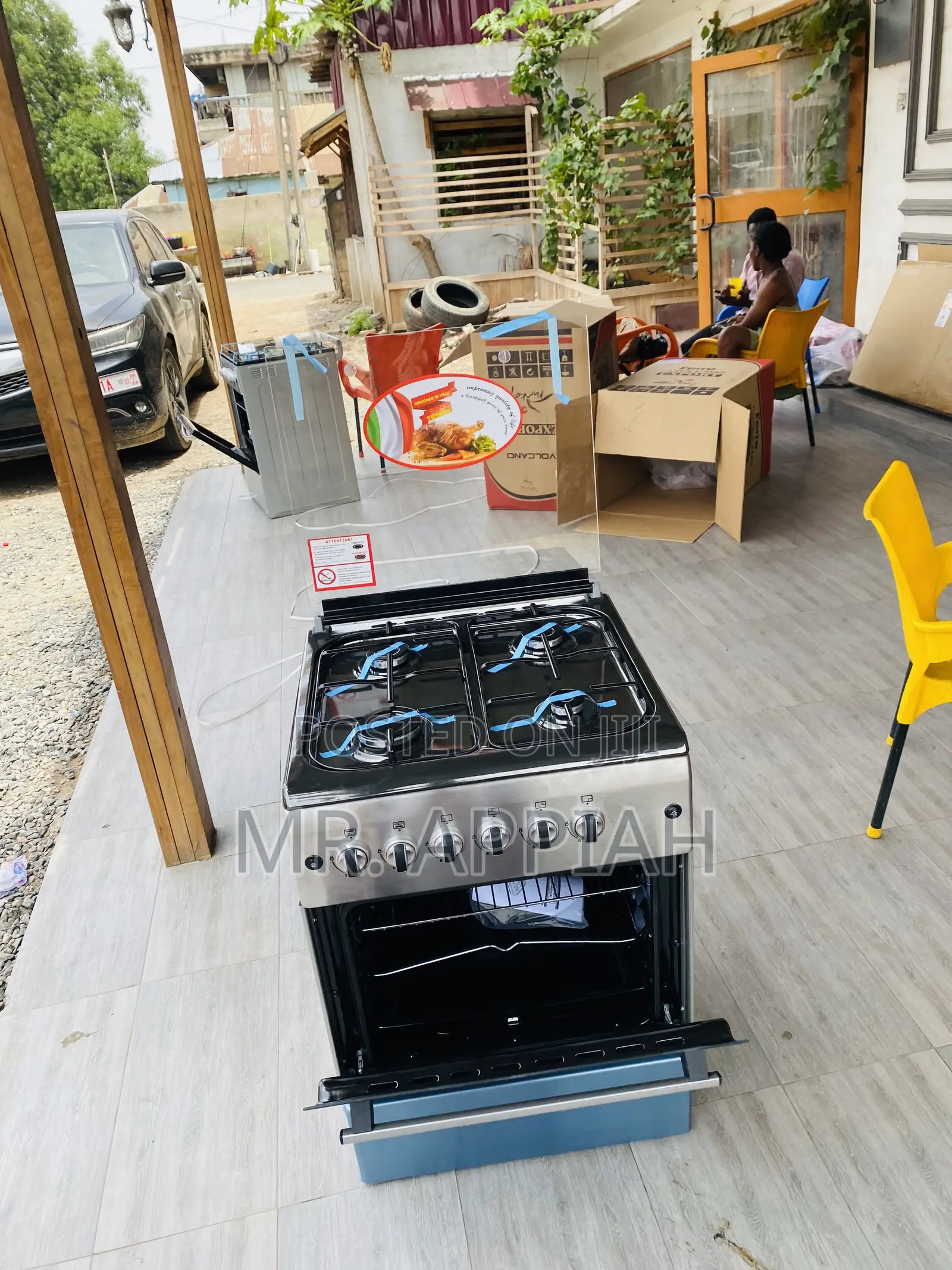 Well Design Ferre 60x60 4 Gas Cooker With Oven(Newlight).