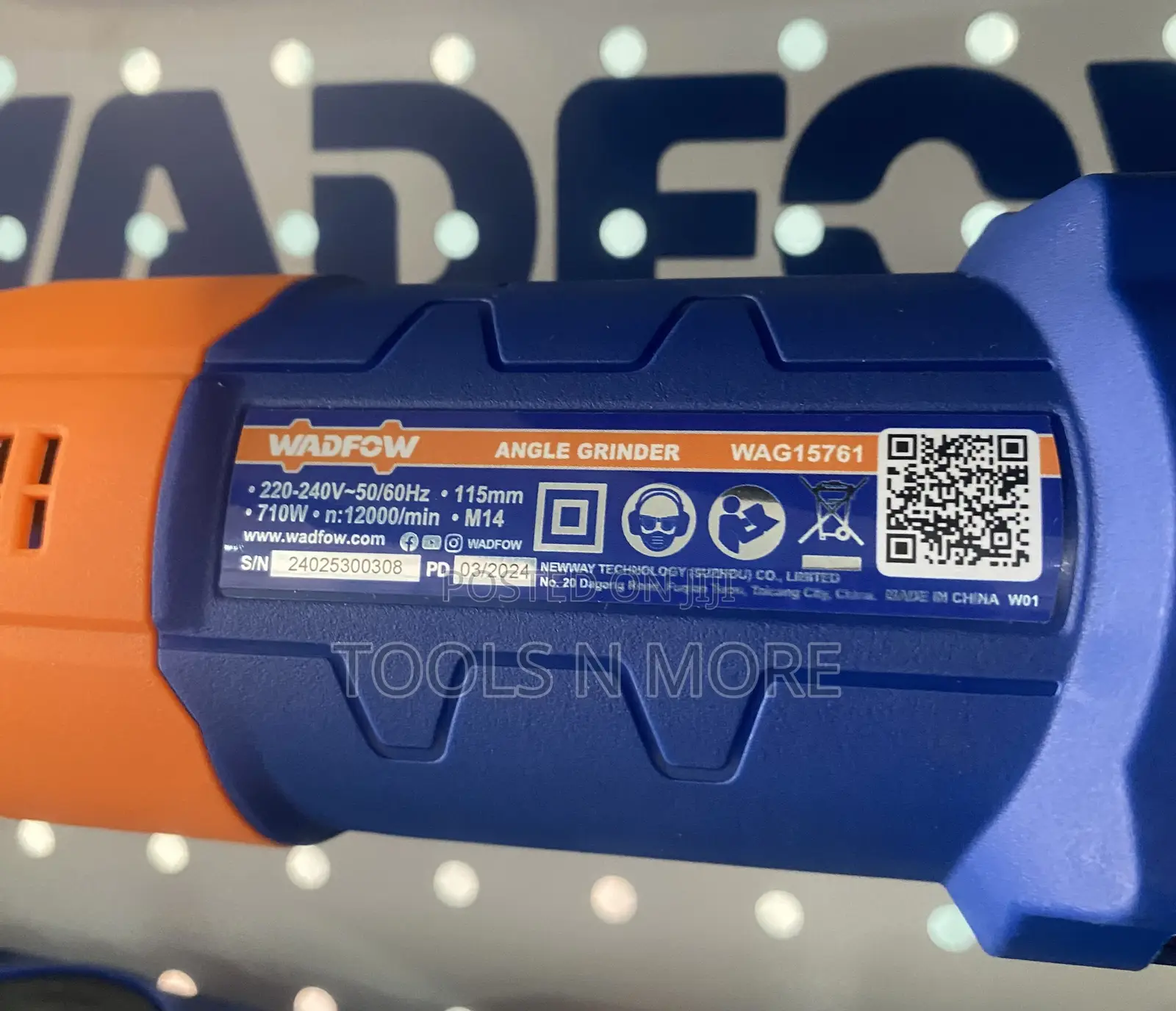 Wadfow Angle Grinder 710W