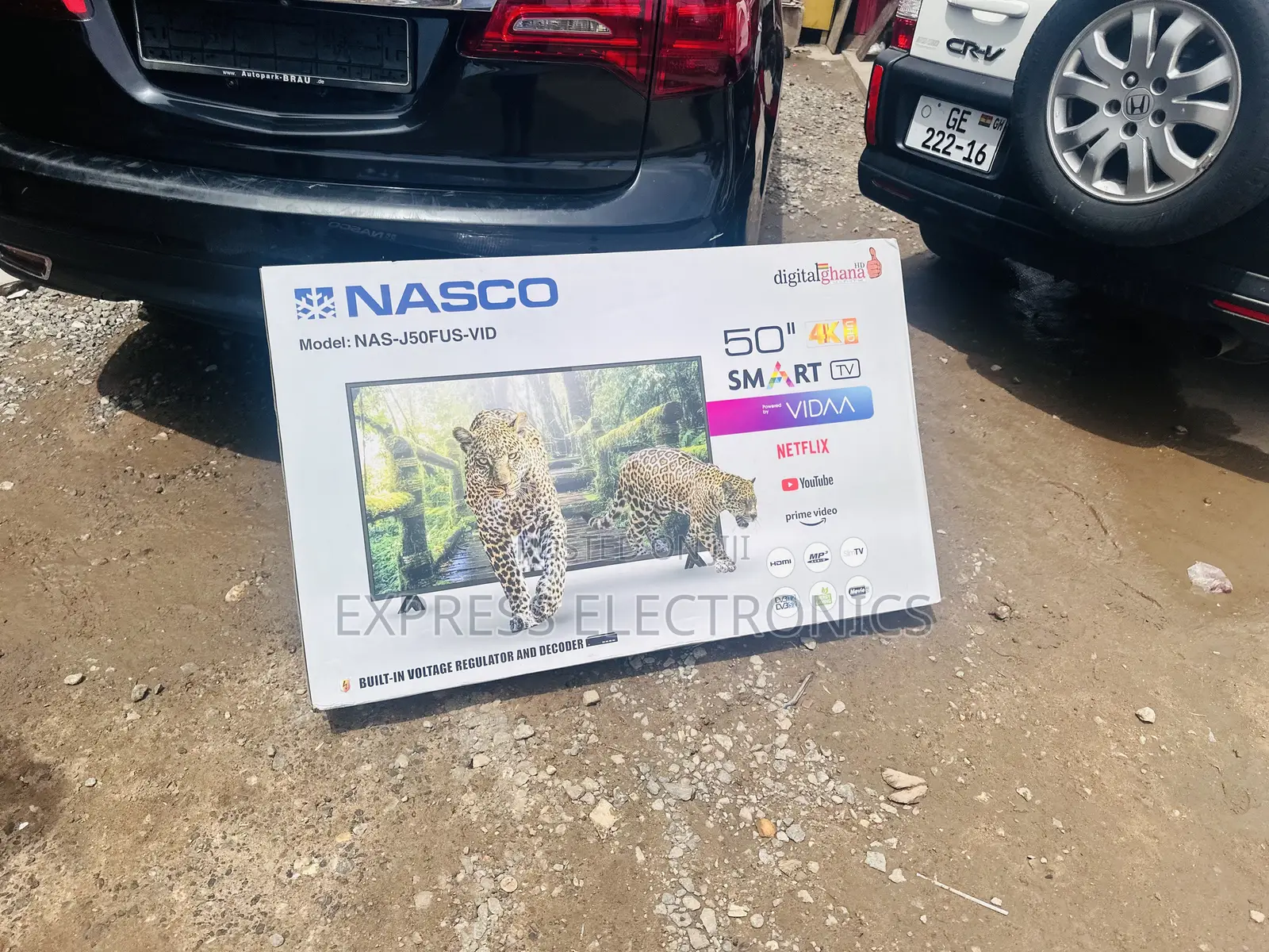 Brand New Sleek Display Uhd Smart Android Nasco 50”
