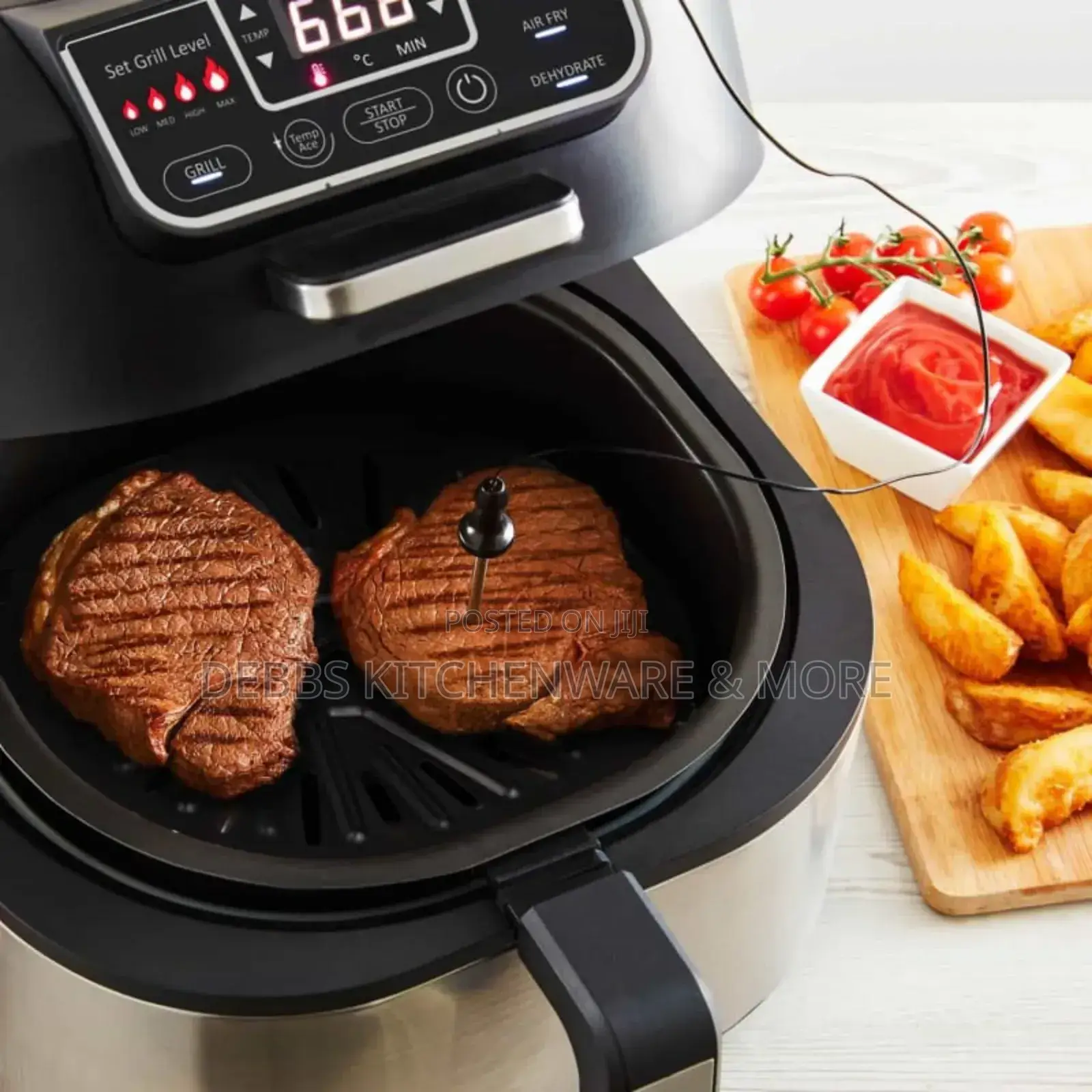 5 In 1 Tower Air Fryer And Smokeless Grill