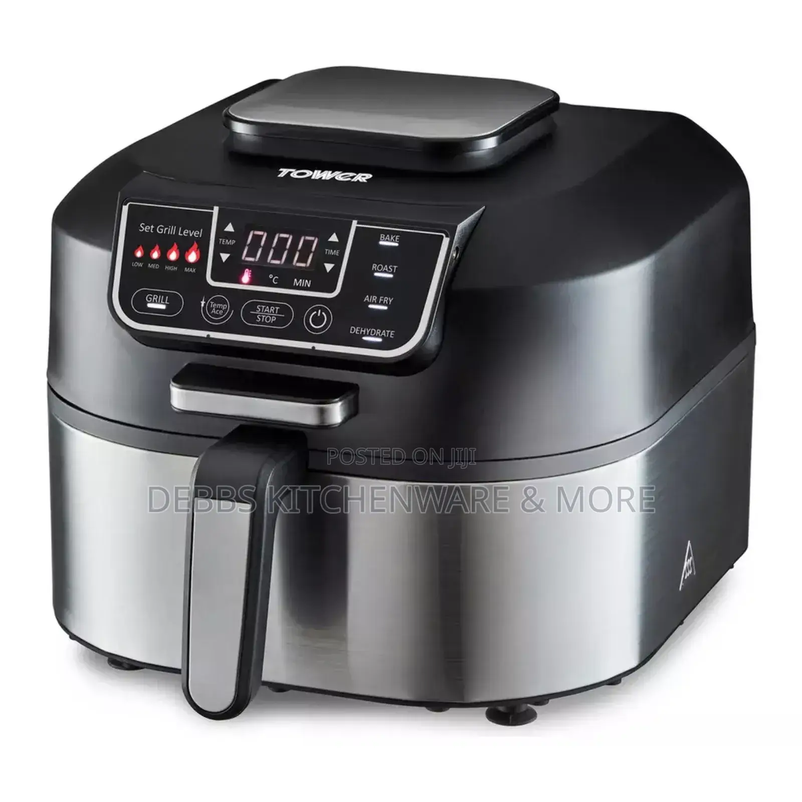 5 In 1 Tower Air Fryer And Smokeless Grill