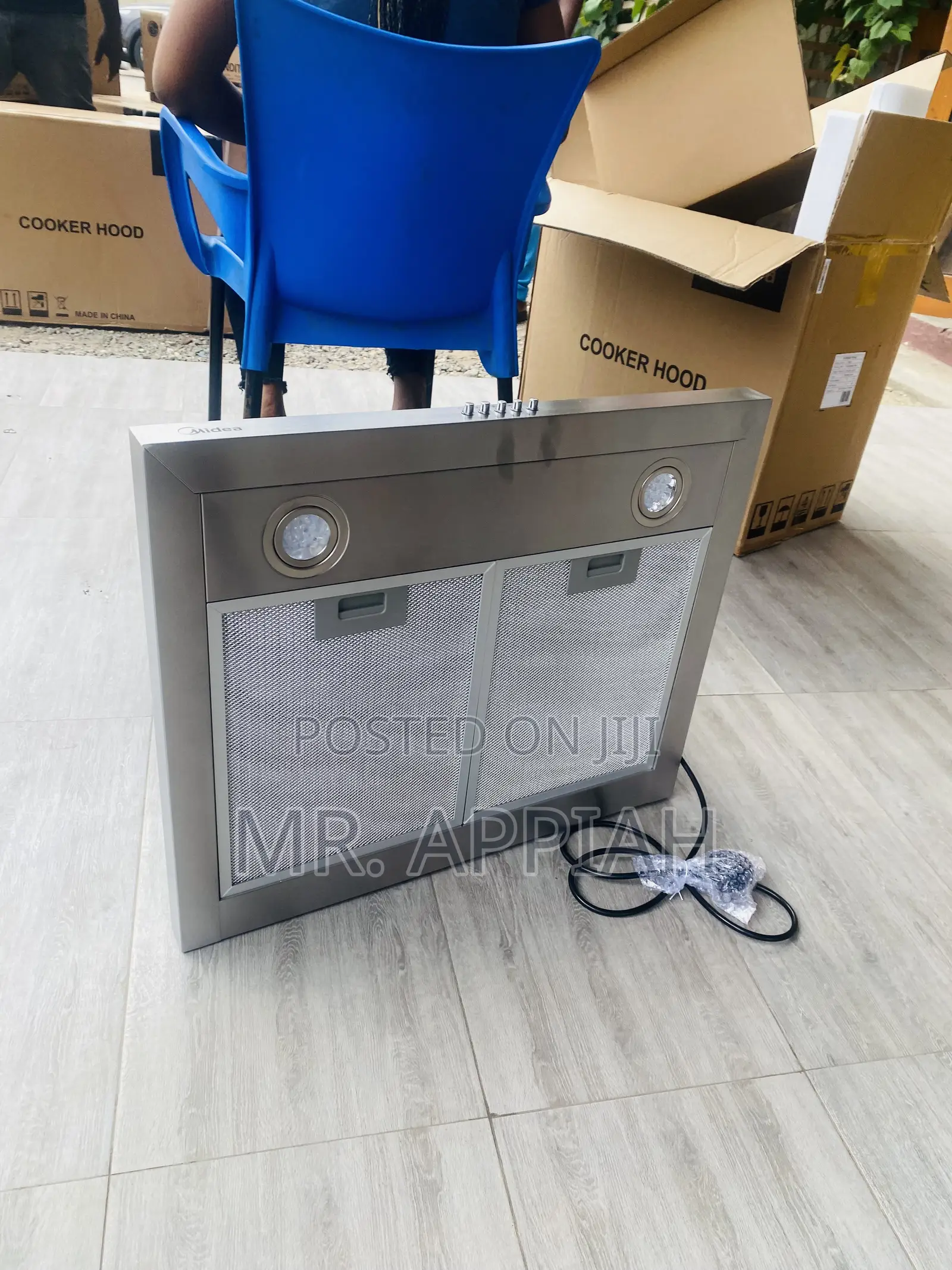 Buy Quality Midea 60cm(60m21)T-Shape Cooker Hood,Gray.