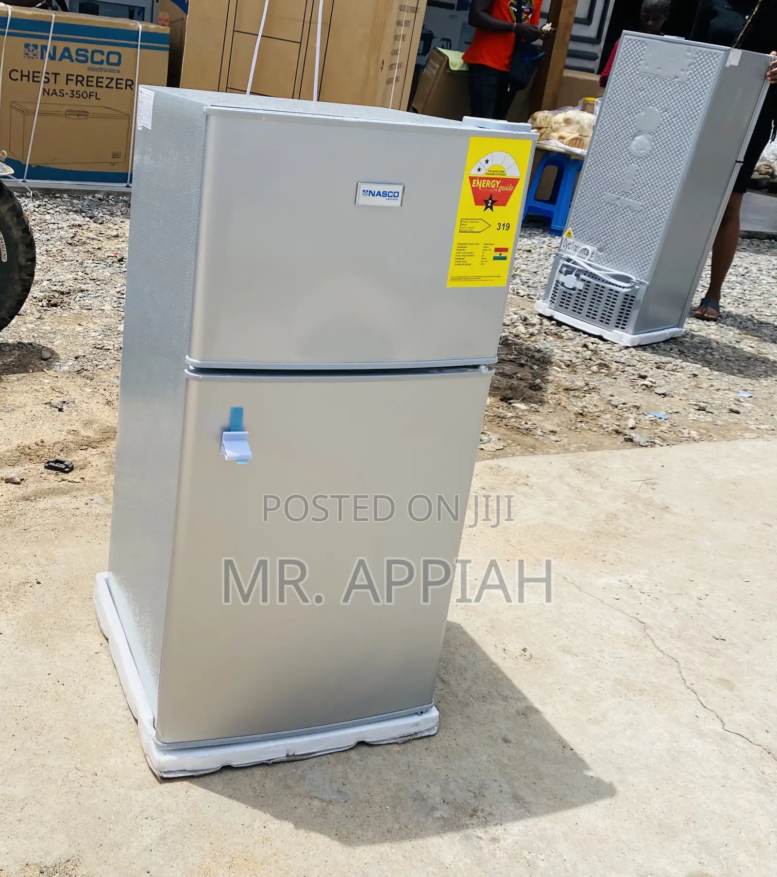 Elegantly Designed Nasco 2 Door Electric Fridge(Nas F2-11).