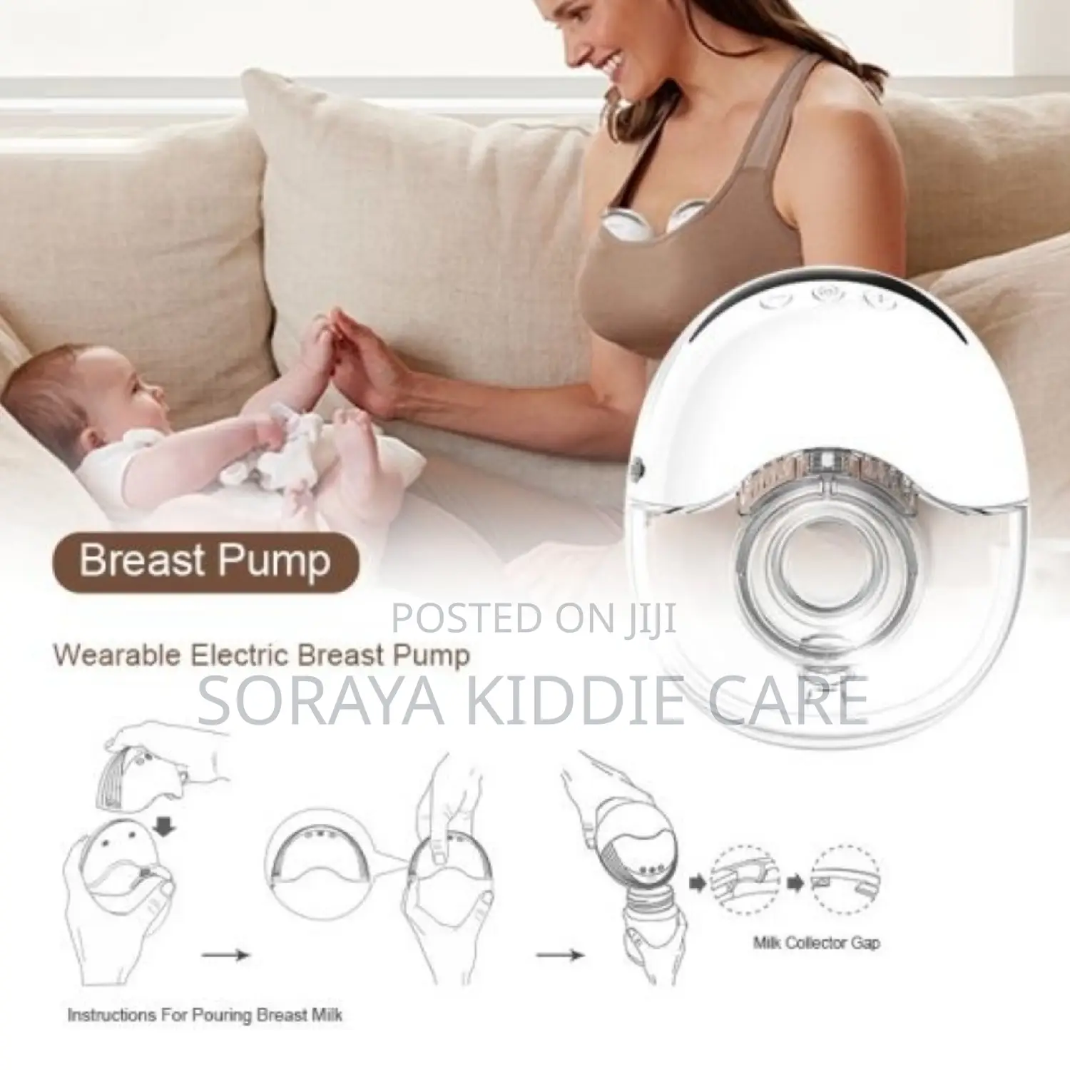 Wearable Electric Breast Pump