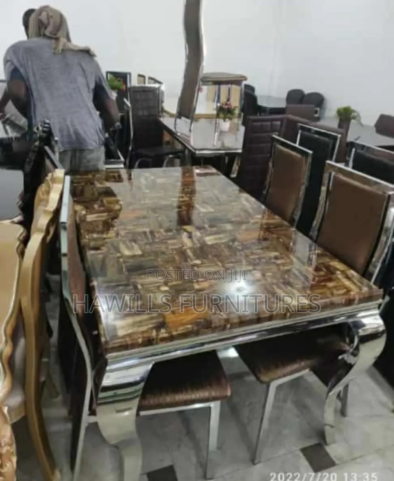 Marble Dining Set