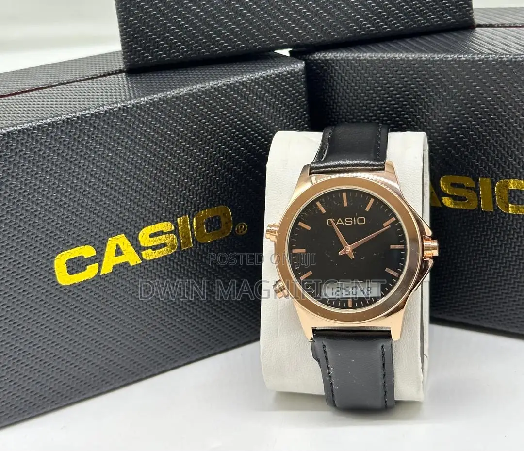 Casio MTP Analog and Digital Stainless Watches
