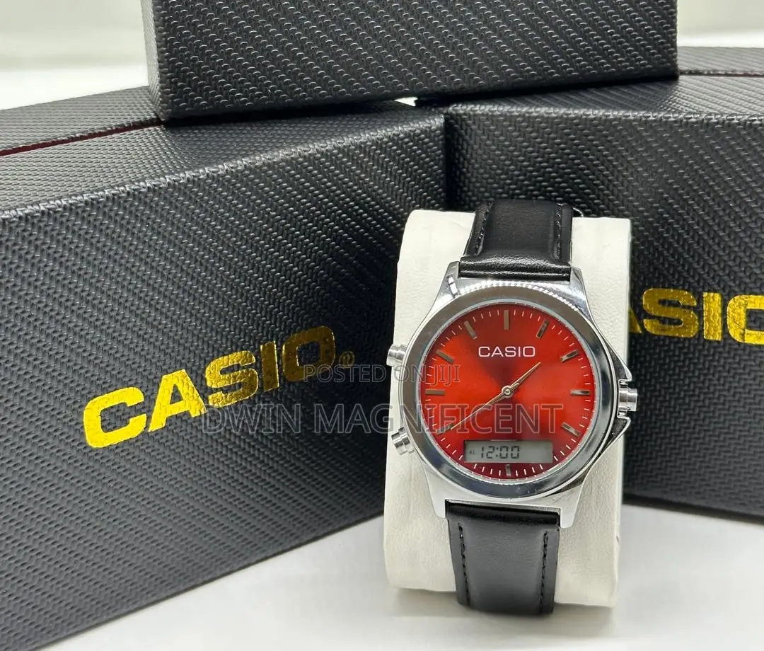 Casio MTP Analog and Digital Stainless Watches