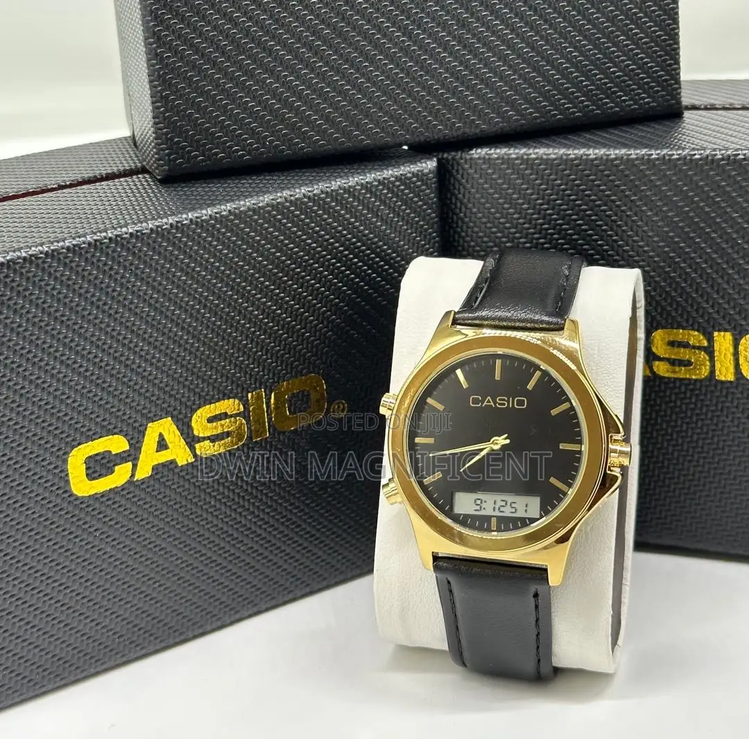 Casio MTP Analog and Digital Stainless Watches