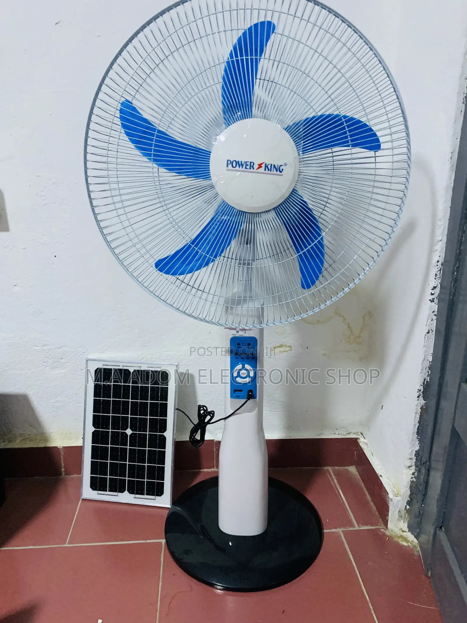 Buy Authentic Power King Rechargeable Electric Fan.