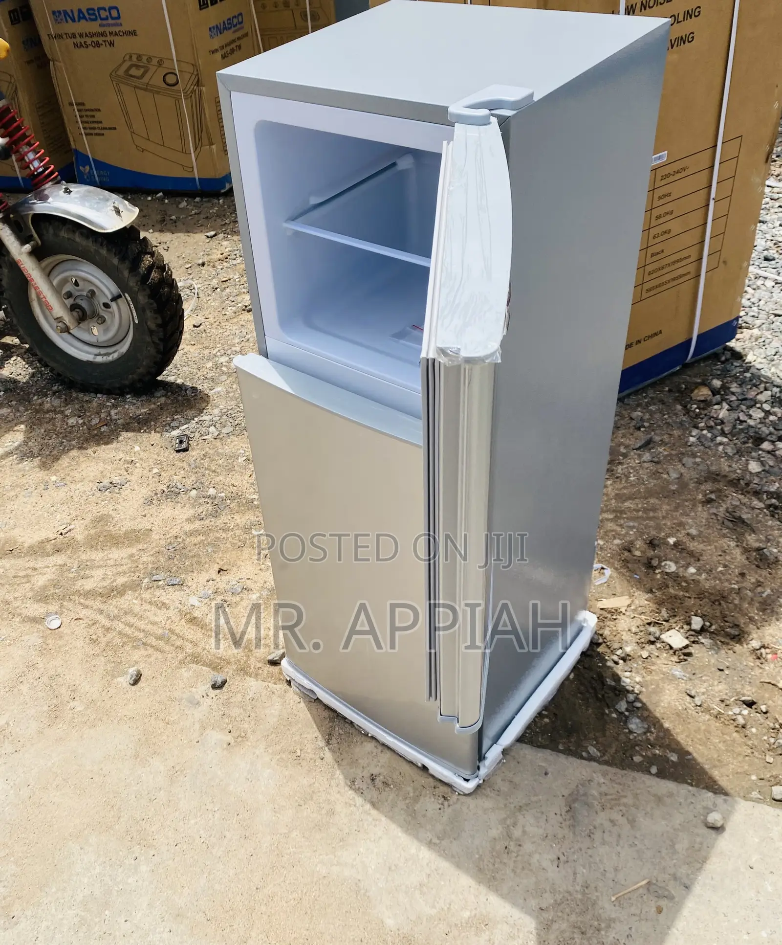 Purchase Original Nasco(Gray)Top Freezer Fridge Nasf2-13fl