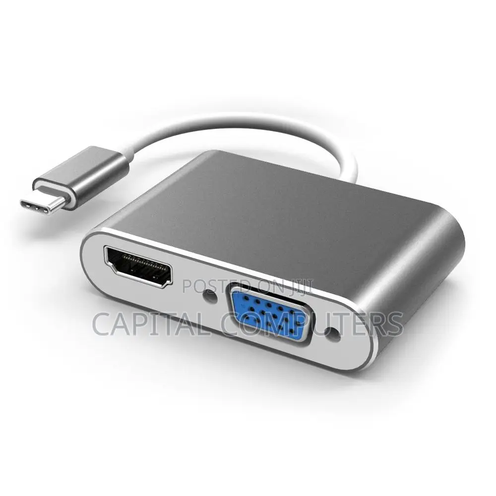 Usb C, Hdmi to Vga