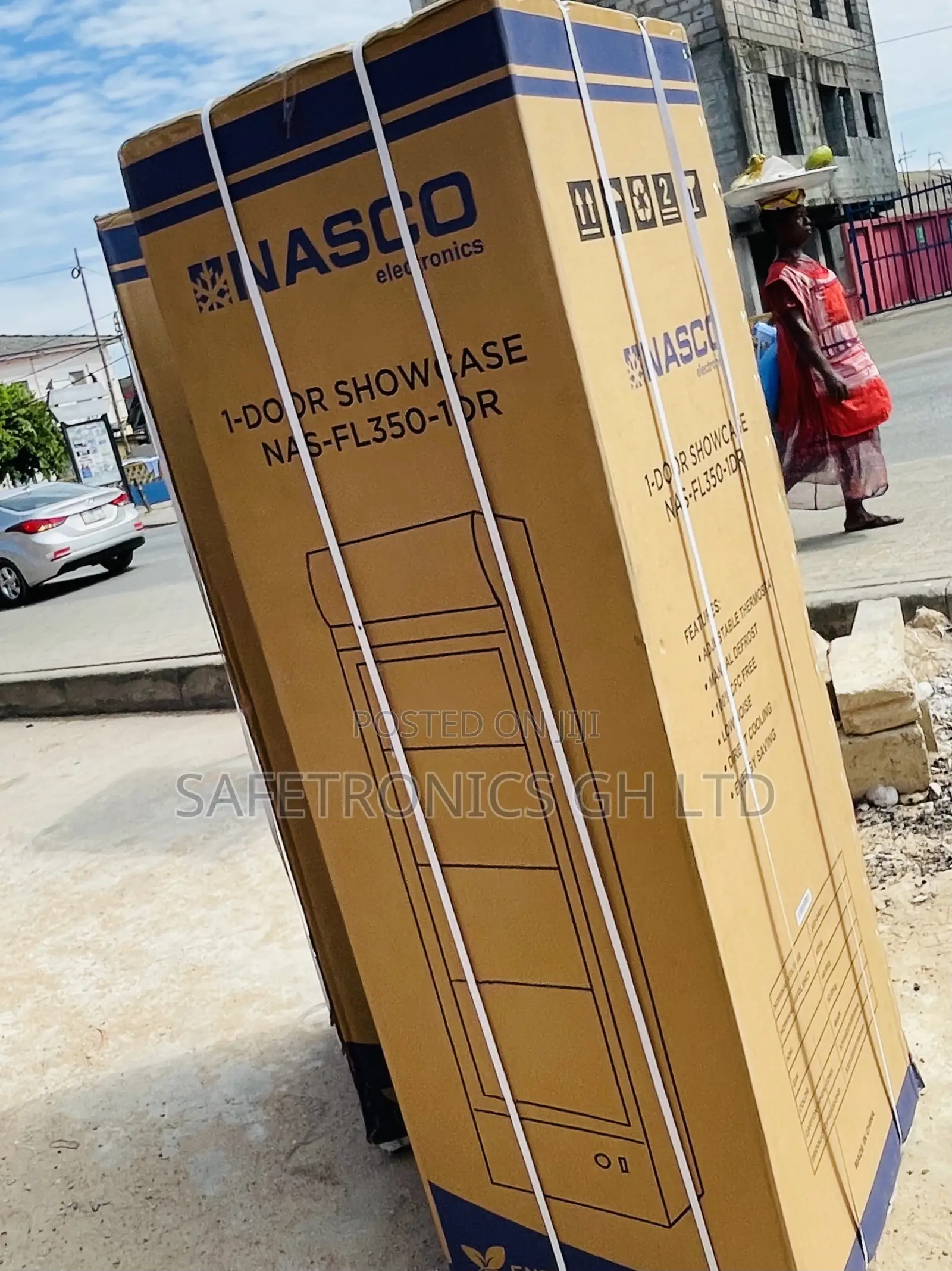 Glass Display Nas-Fl350-1dr Singledoor Electric Fridge