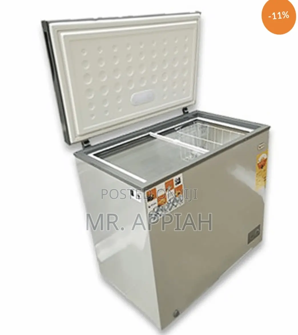 Pearl 200liters Single Door Chest Freezer PCF-240(Gray).