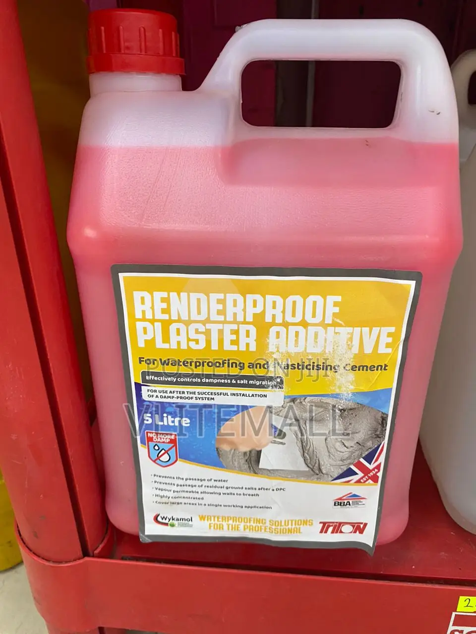 Damproof Plaster Additive,5l(Renderproof)