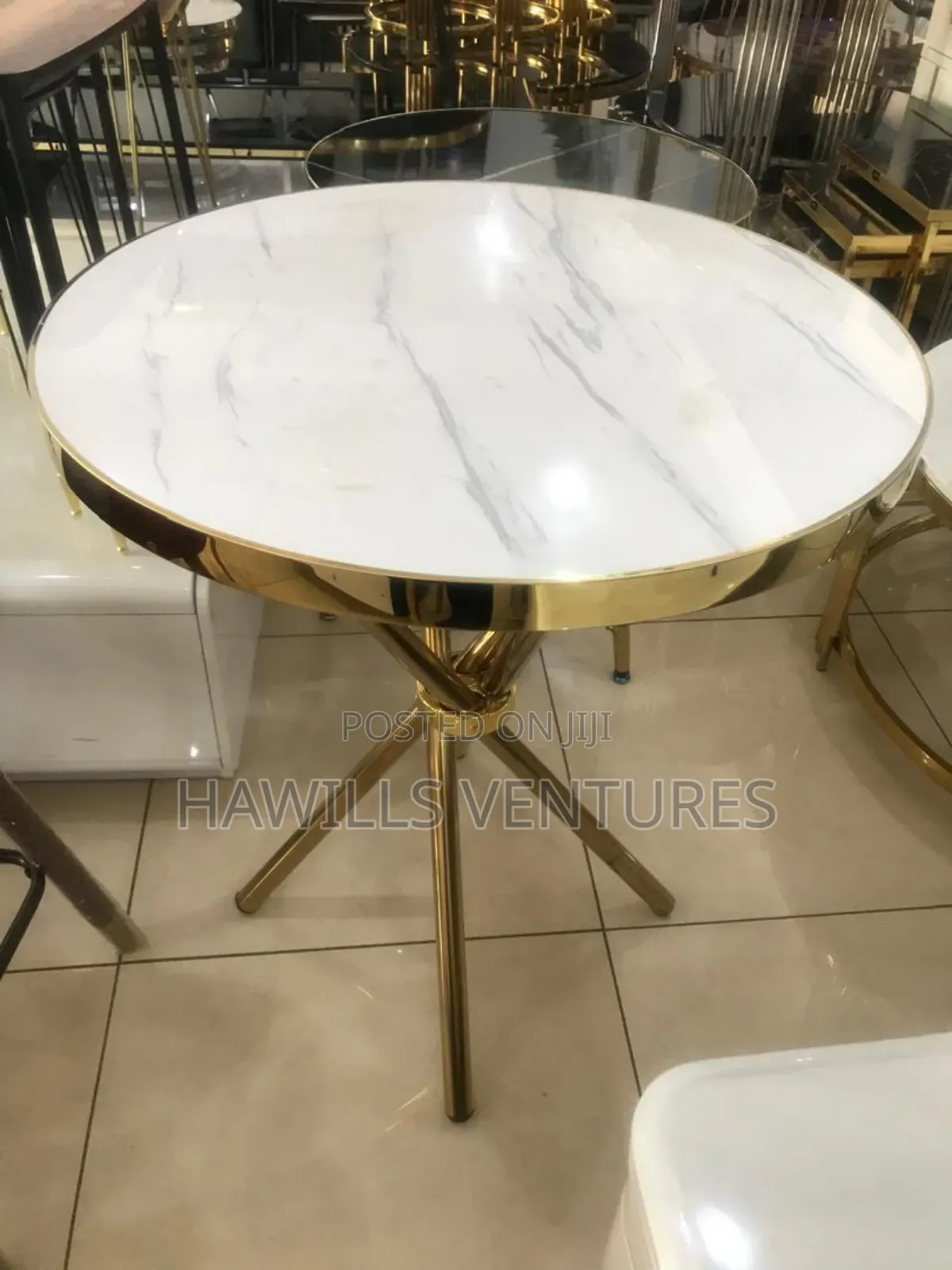 Gold Dining Table