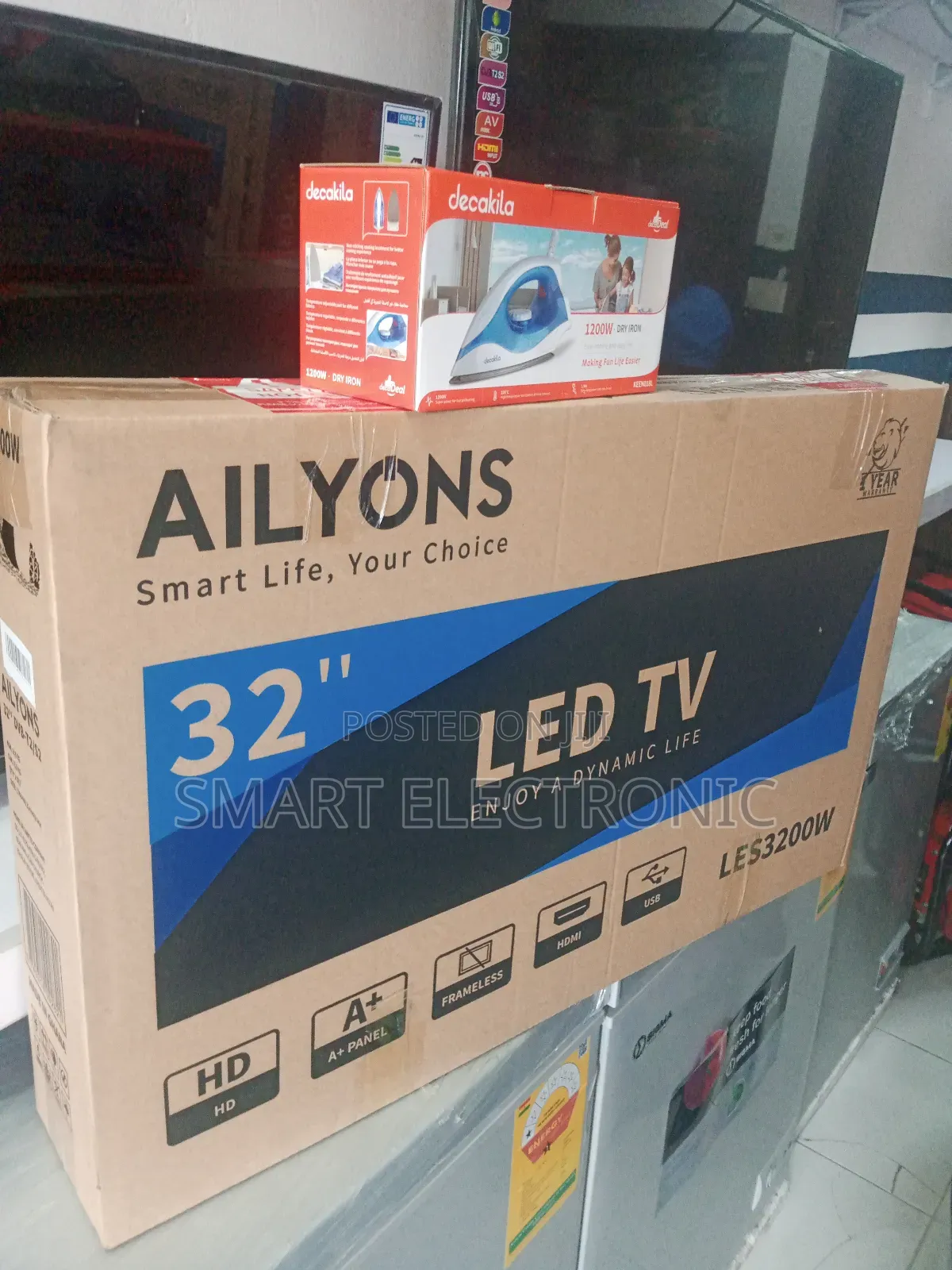 32inches 2024LED Digital Satellite Ailyons Tv Affordable
