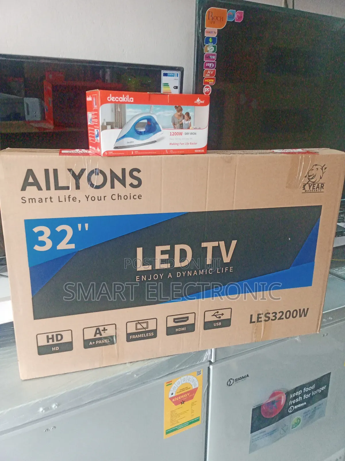 32inches 2024LED Digital Satellite Ailyons Tv Affordable