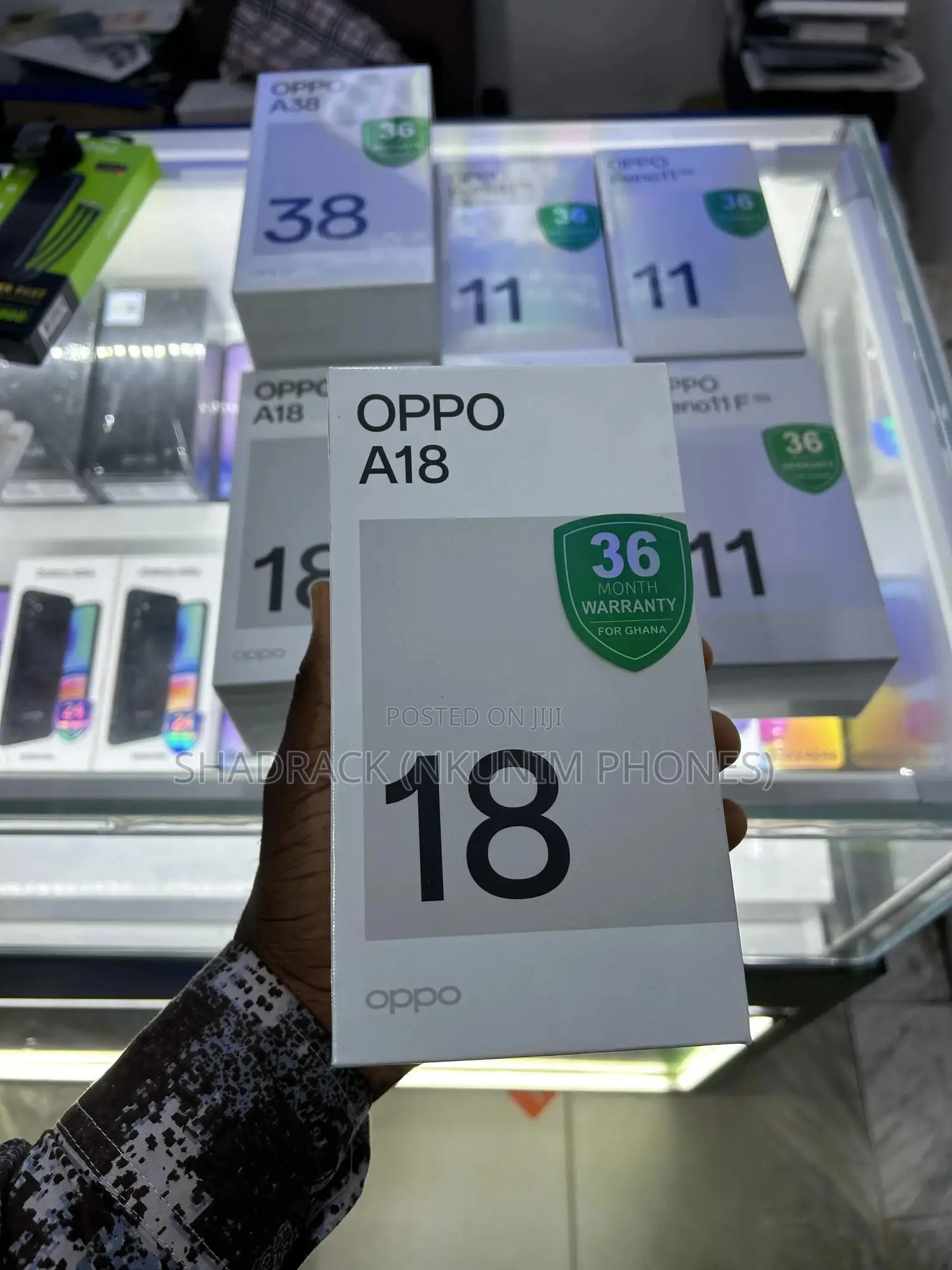New Oppo A18 64 GB Blue