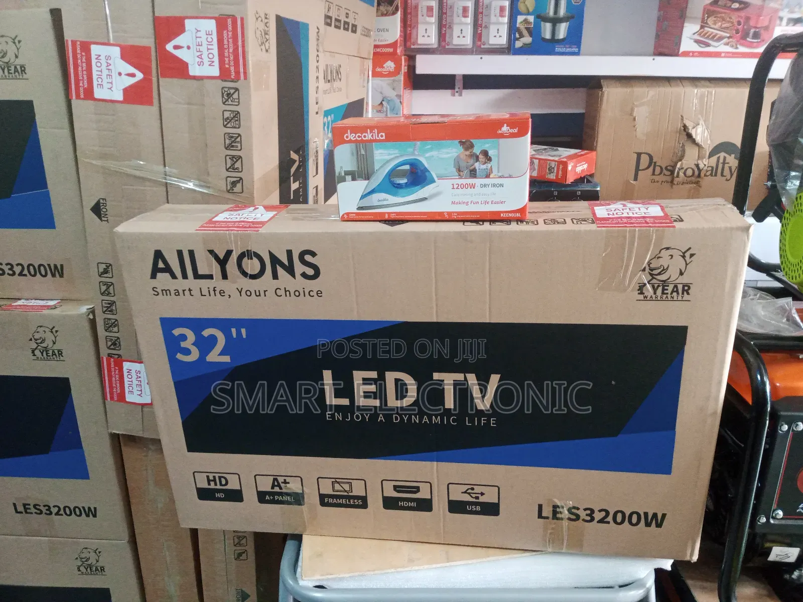 Ailyons Digital Satellite 32inches One Year Warranty 2024LED