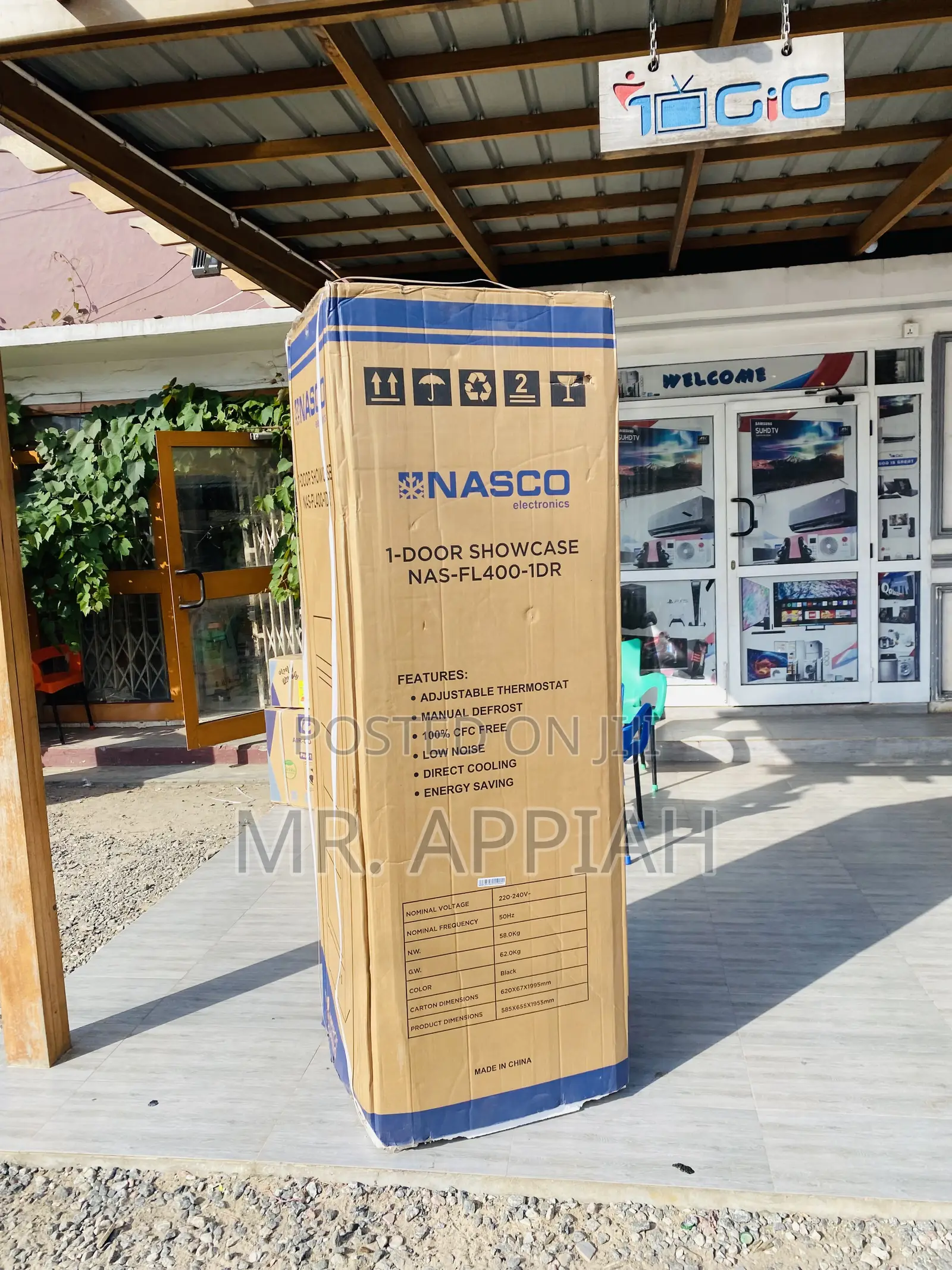 Durable Nasco Electric Beverage Cooler(Nas-Fl350-1dr).