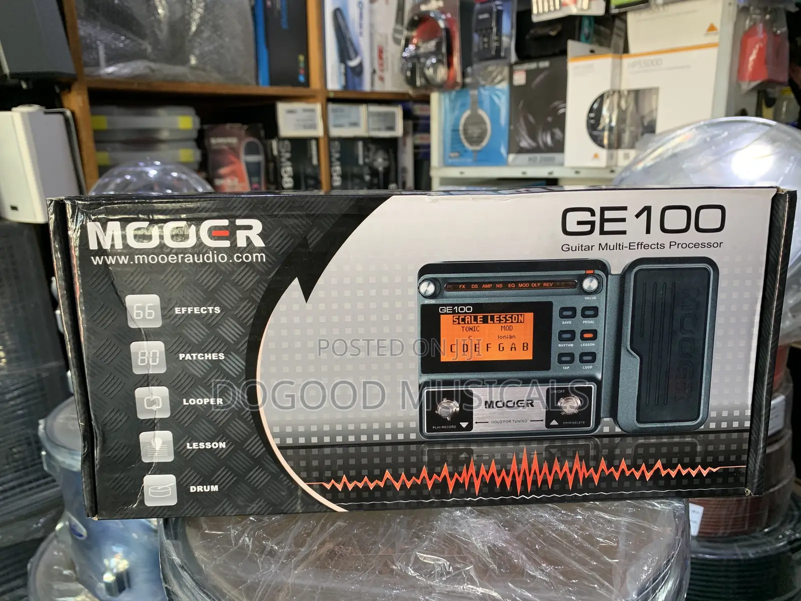 MOOER GE-100 Guitar Multi-Effects Processor