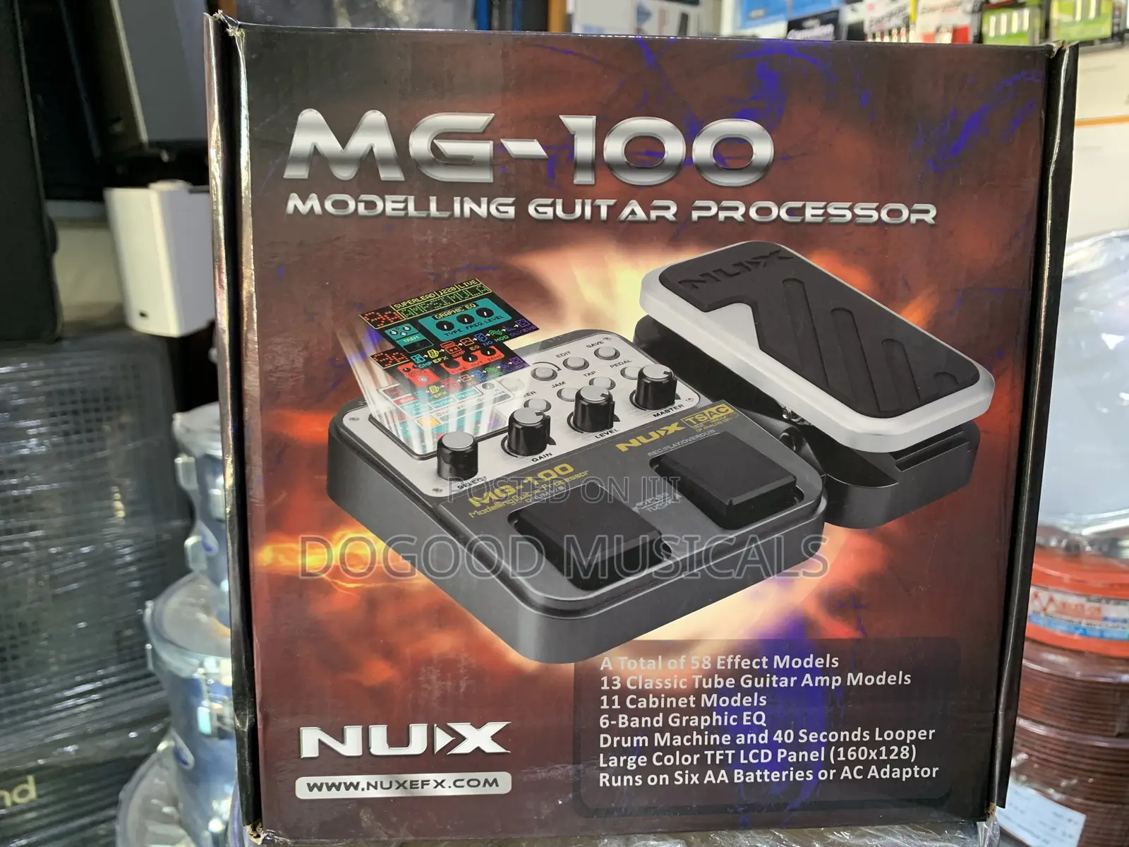 NUX MG-100 Multi-Effects Guitar Processor