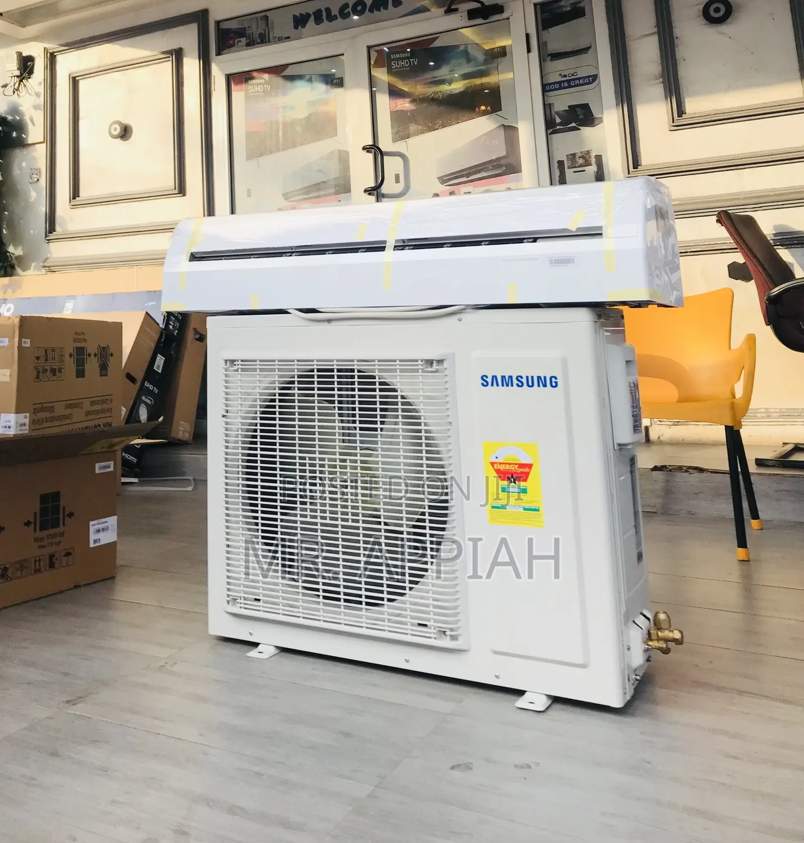 Elegantly Designed Samsung 2.0hp R410 Split Ac(White).