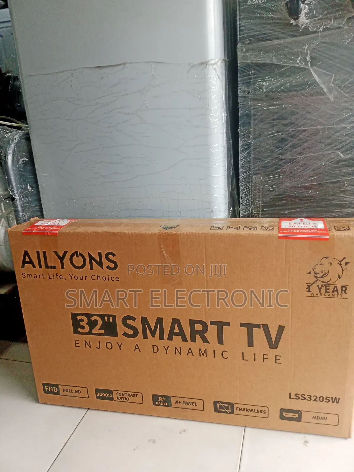 Smart Android Ailyons Brand New Television 32inches One Year