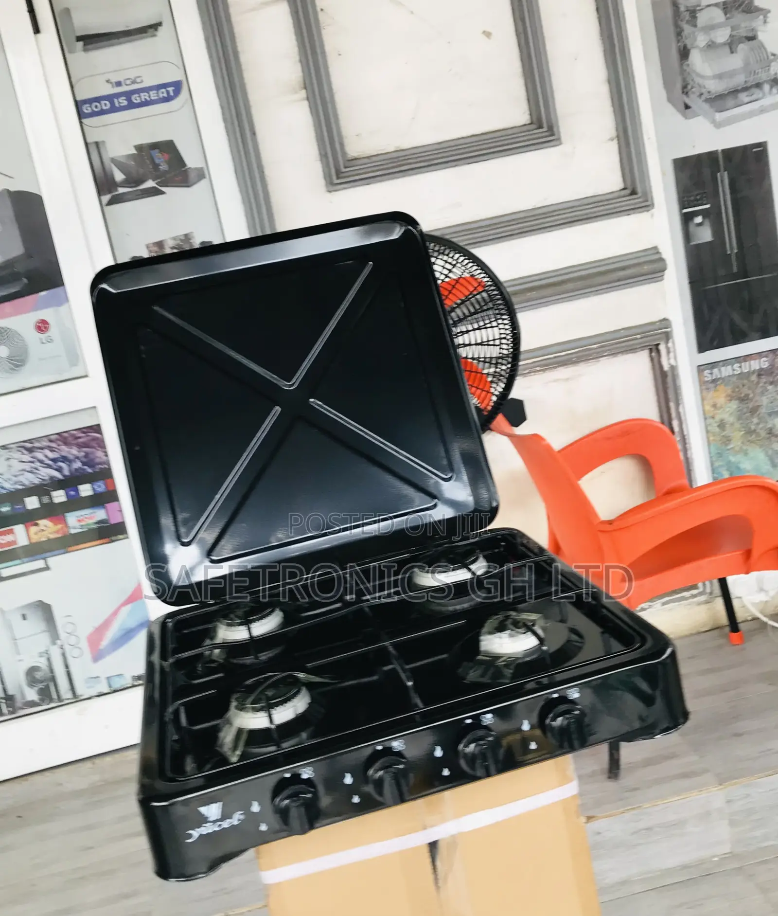 Lastest 4 Gas Cooker Yucel Black Stove 