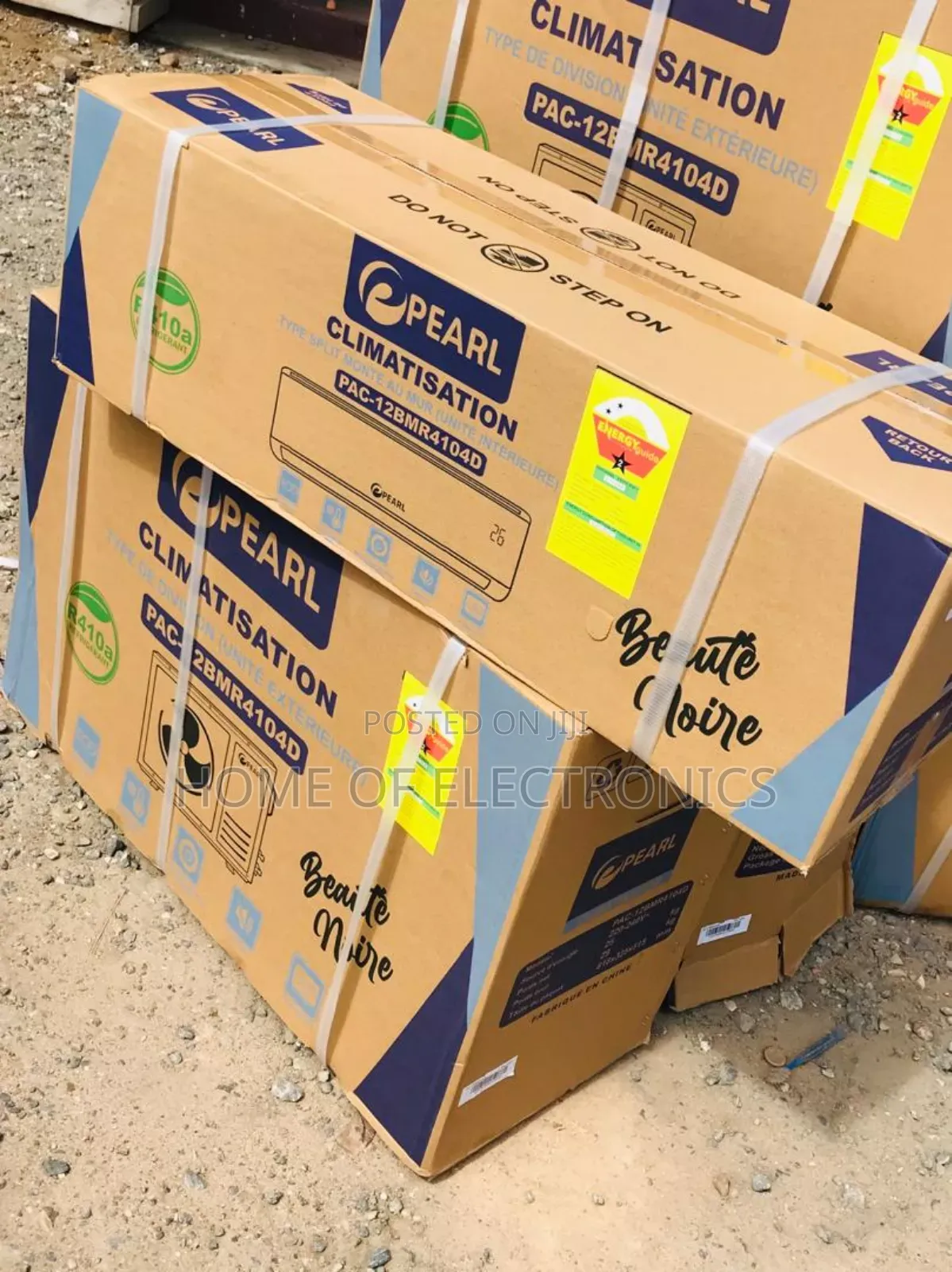 Newest Super Pearl 1.5hp R410a Split Black Air Conditioner