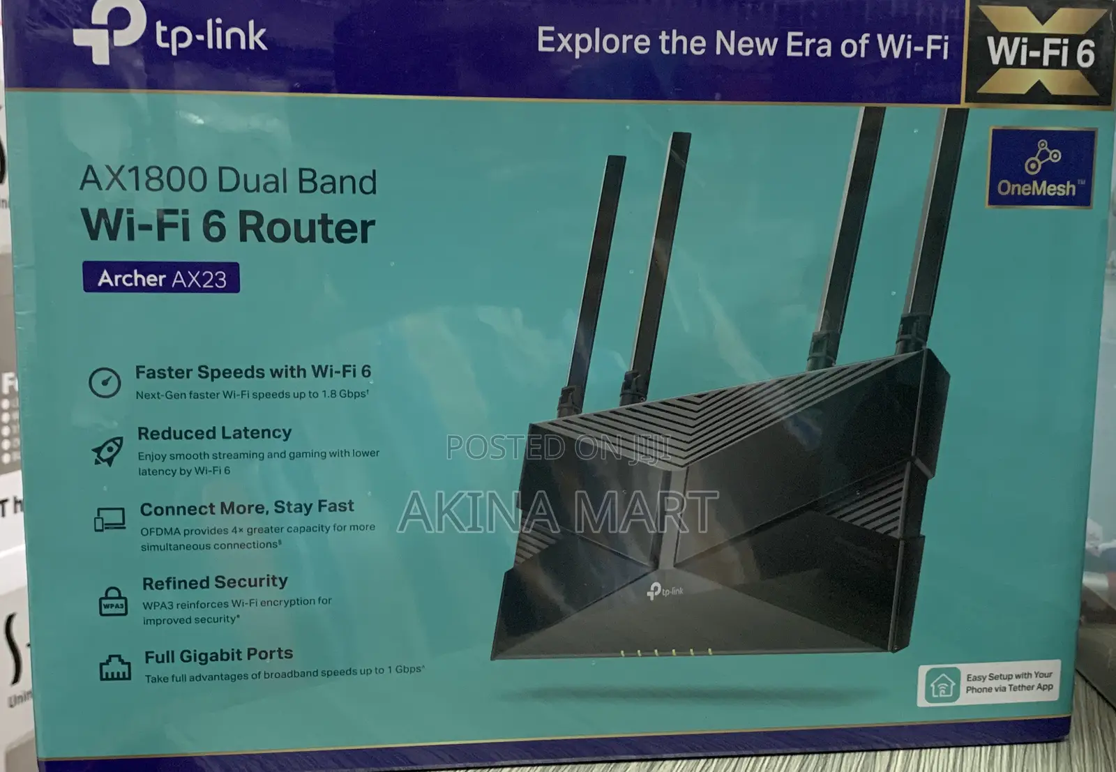 Archer Ax23 Wi-Fi 6 Router Ax1800 Dual Band