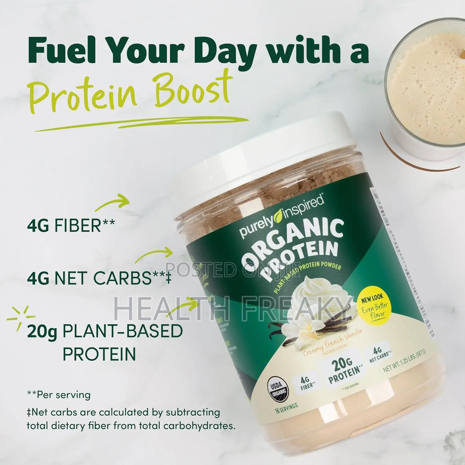 Organic Plant Protein Purely Inspired Vegan Plant Protein
