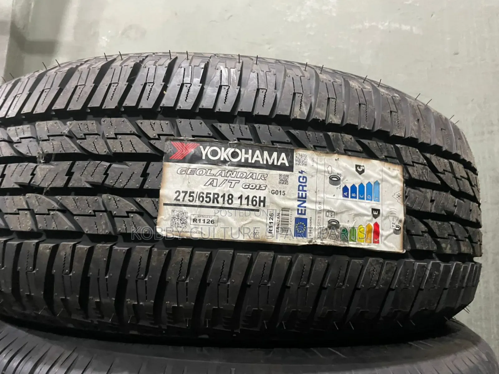 Original Yokohama 275/65r17 Tyres Available