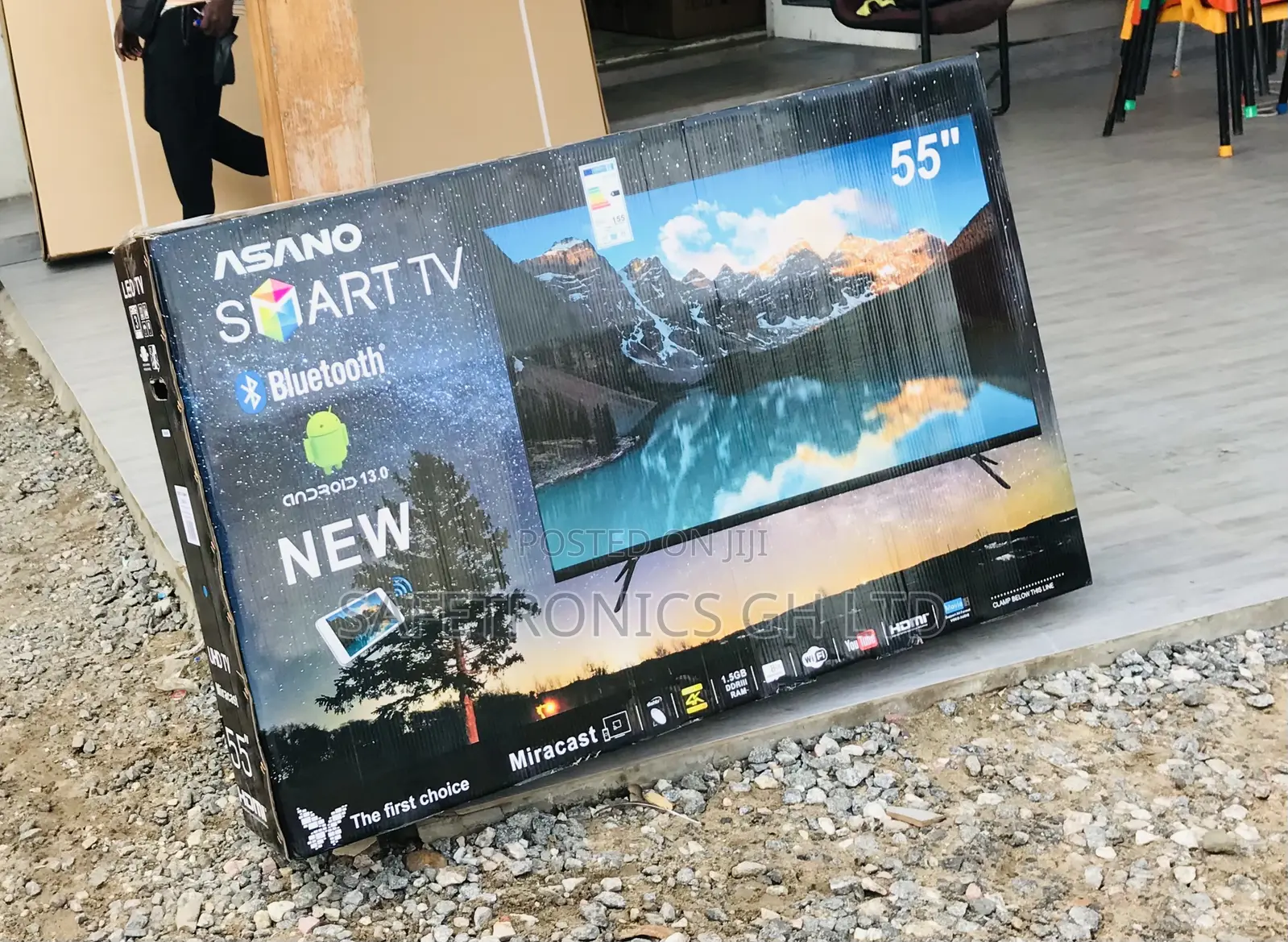 55 Inches Glossy Led UHD Smart Crystal Television 