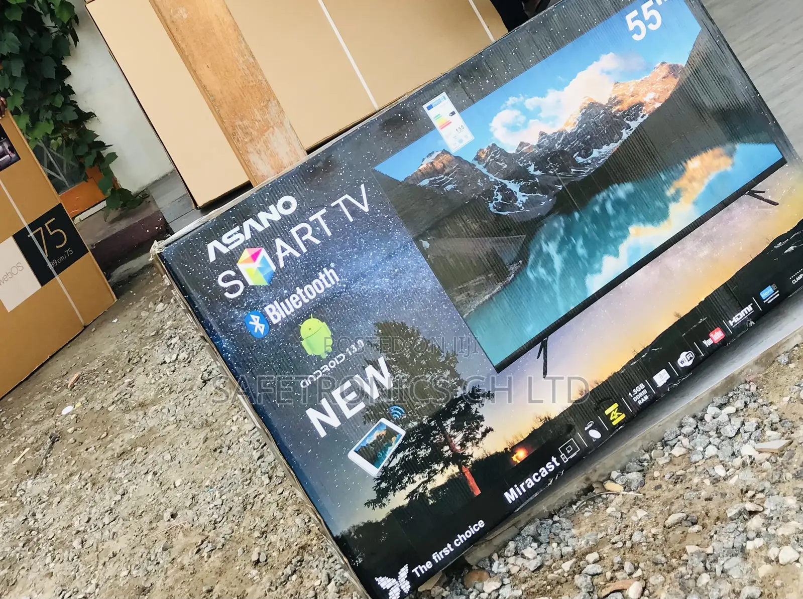 55 Inches Glossy Led UHD Smart Crystal Television 