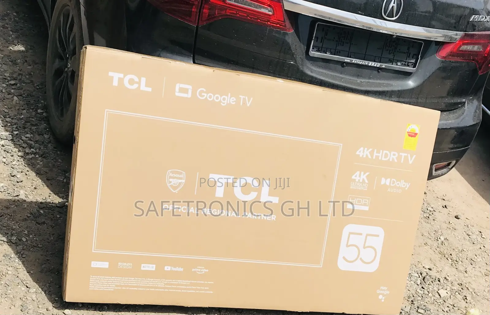 Led UHD Smart Crystal TCL 55 Inches Glossy Television