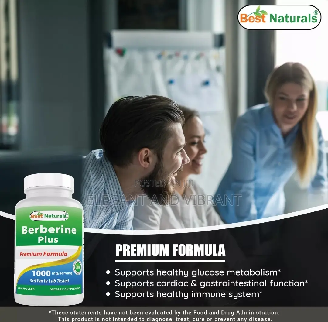 Best Naturals Berberine Plus 1000 Mg - Healthy Cholesterol