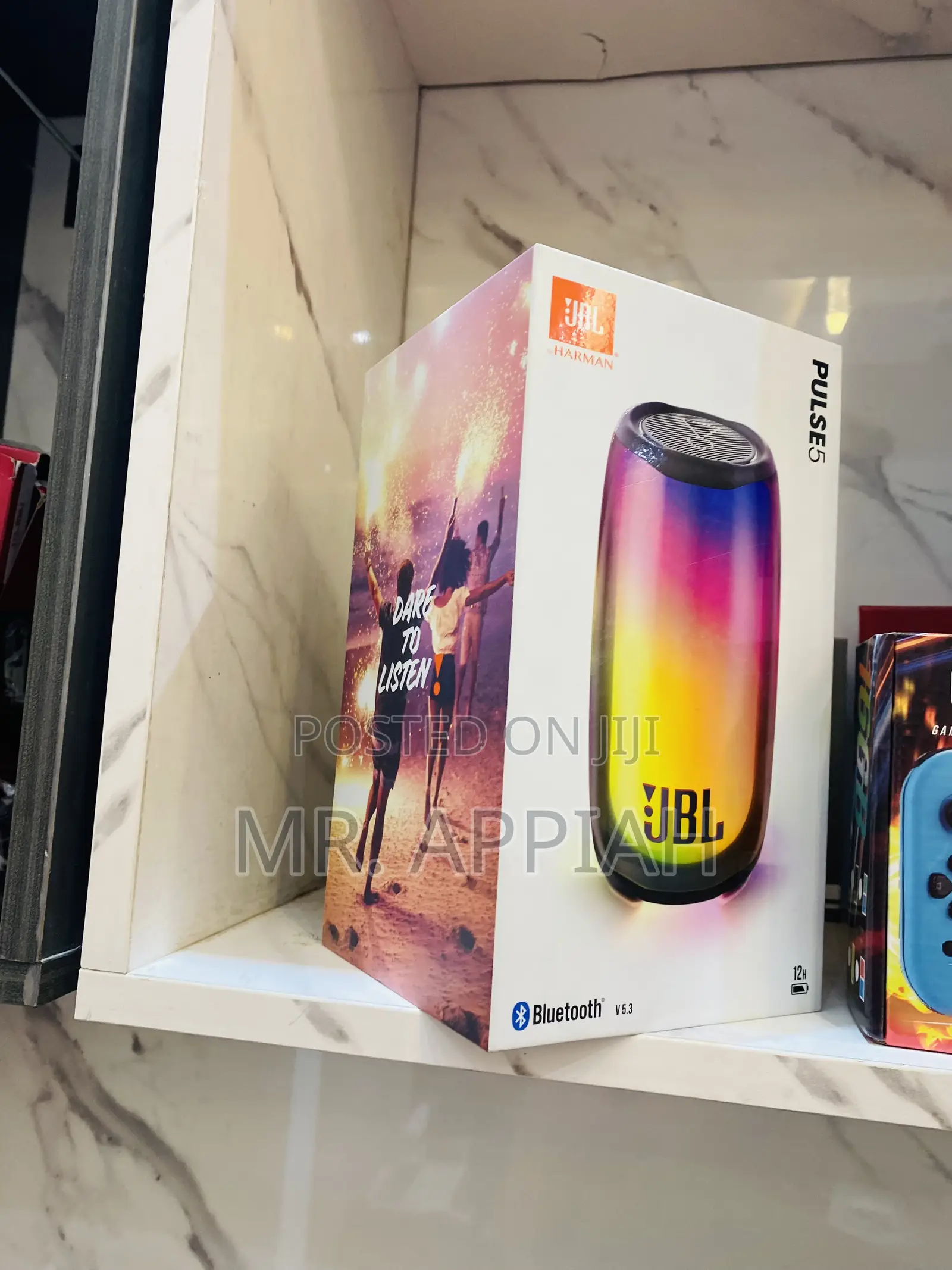 JBL Pulse 5 - Bluetooth Speaker With Dazzling Lights(Black)