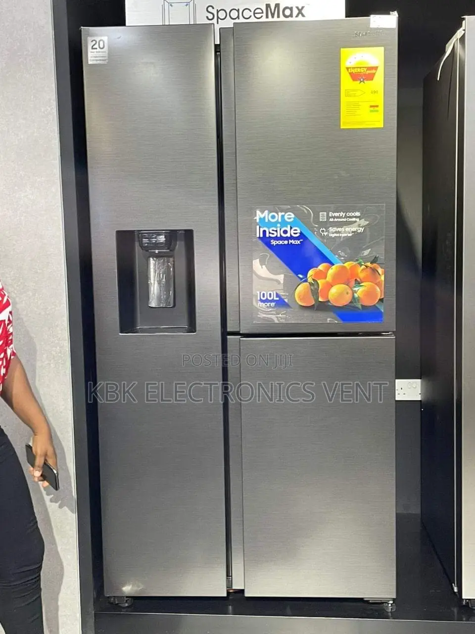 Samsung 602ltr 3door Side/Side Refrigerator Water Dispenser