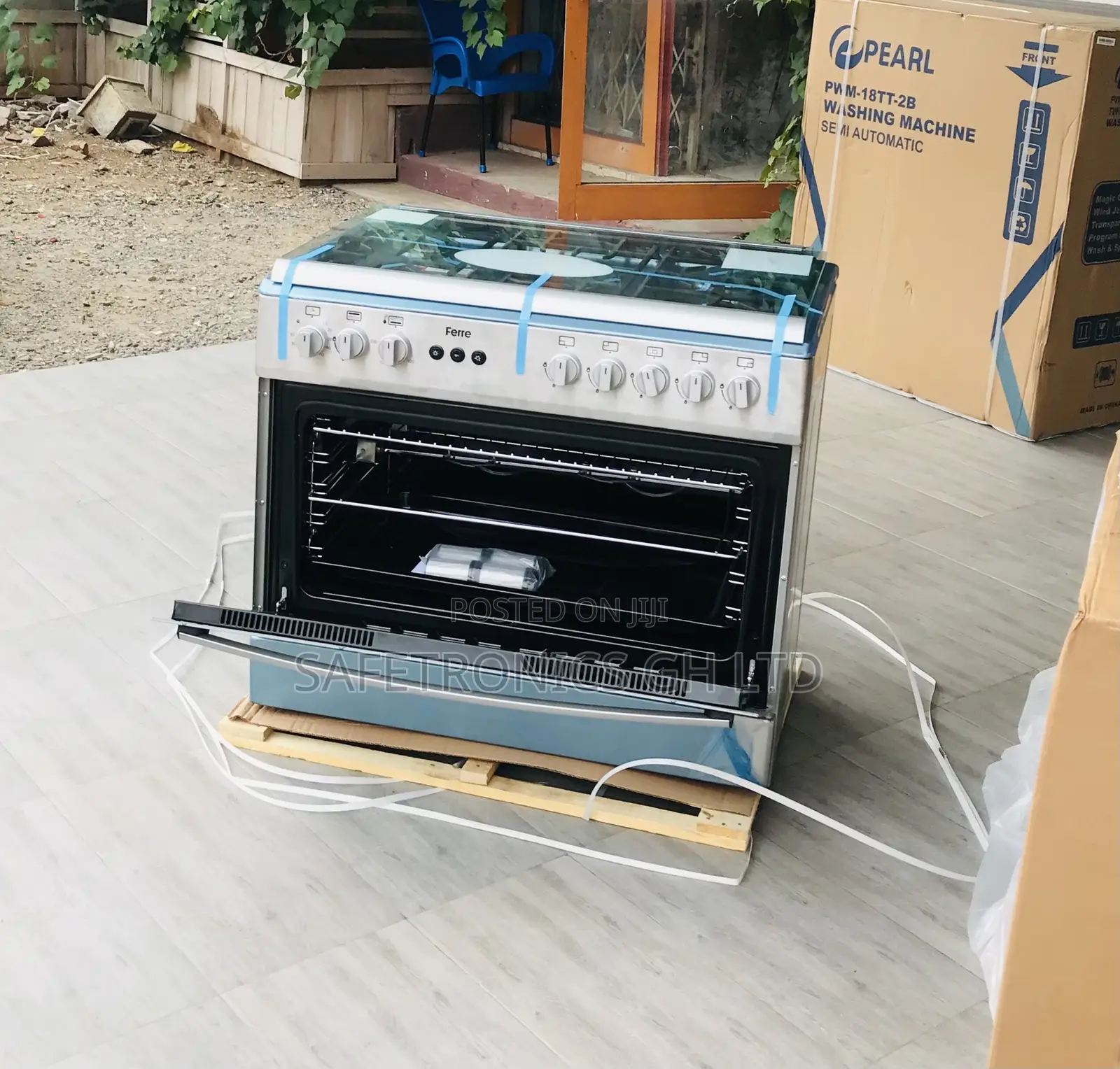 1 Electric 3 Gas Oven With Grill Ferre 60x90 Auto Ignition