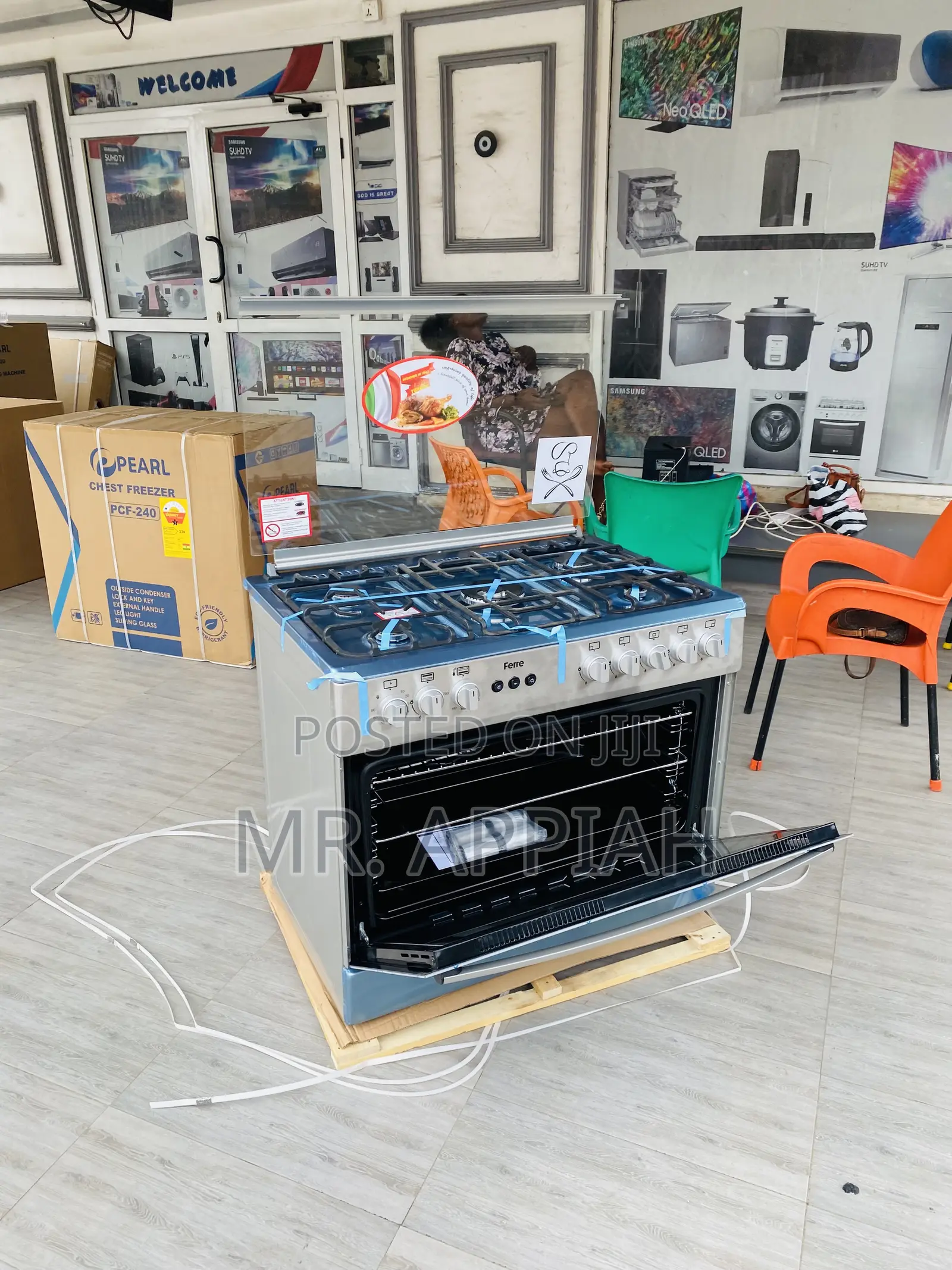 Purchase Authentic Volcano 60x90 Ions 5 Gas Burner + Oven.