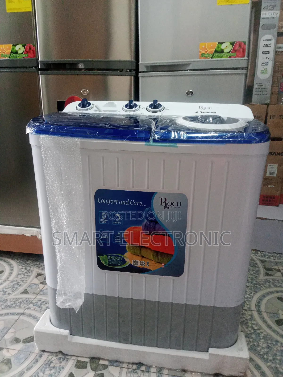 Brand New Roch 11kg Semi Automatic Washing Machine