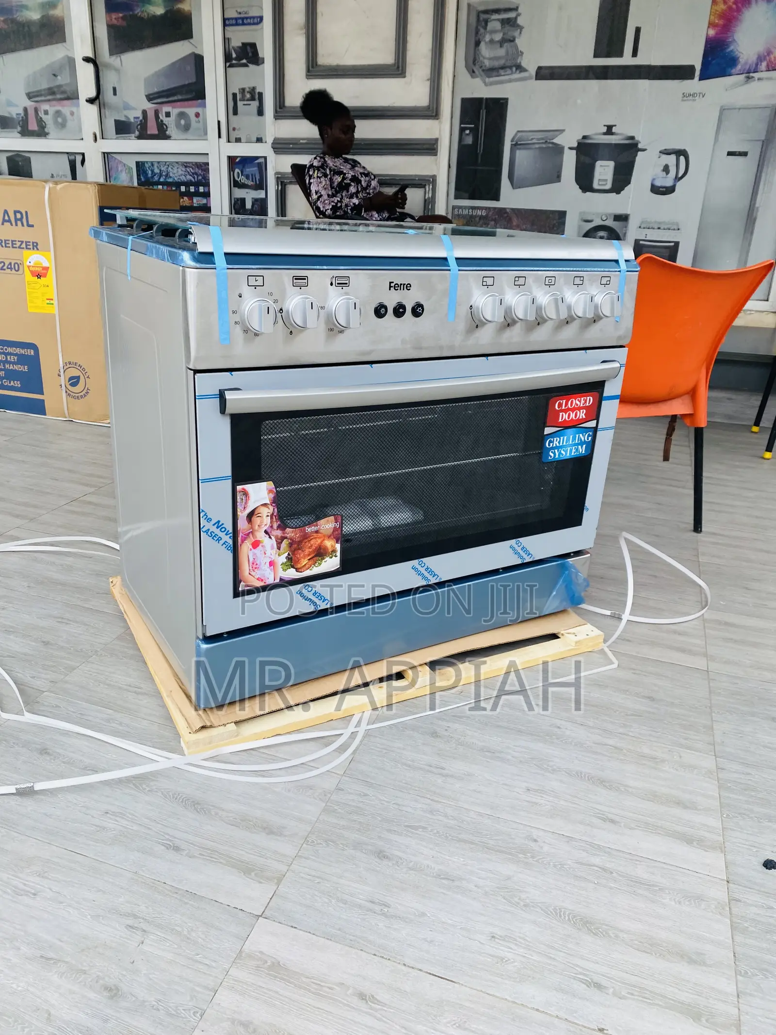 Elegantly Designed Ferre 60x90 4 Gas + 1 Electric Cooker