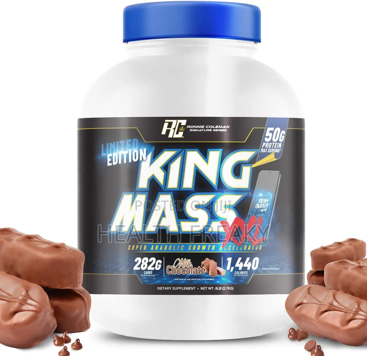 King Mass Gainer Protein Muscle Builder Weight Gainer
